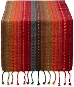 DII Southwest Collection Tabletop, Table Runner, 14x72, Spice