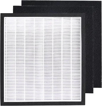 HEPA Filter Kit - 1 HEPA Filters & 2 Carbon Pre-Filters Replacement for Oreck WK01234QPC Air Purifier Filter, oreck air 94 filter, Airvantage WK10002QPC WK10052QPC