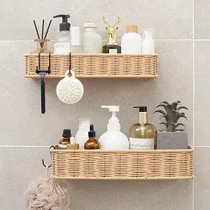 GRANNY SAYS Shower Caddy Hanging, Shower Shelf for Inside Showers, 2 Pack