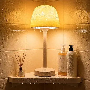 Waterproof Shower Lamp, Bathroom Lamp with 16 Color Ocean Wave Projector