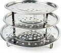 Steamer Rack, Steamer Rack, 3 Pack Stainless Steel Round Inserts