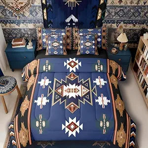 Erosebridal Western Southwest Bed in A Bag Queen Comforter Set 7 Piece