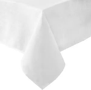 Laura Ashley Harper Tablecloth, 60" x 120", White