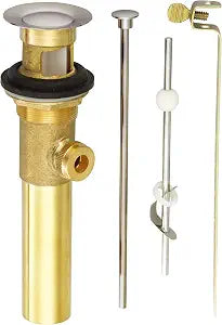 Gerber Plumbing Metal Pop-Up Drain Assembly with Lift Rod