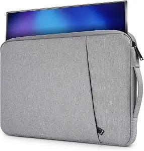 18.5 inch Portable Monitor Case Compatible with 18.5 Inch Most Large Portable Monitor Protective Sleeve Storage Bag, Light Grey(NOT FIT 18 INCH Laptop)