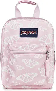 JanSport Big Break Insulated Lunch Bag Cooler, Flutter By Pink
