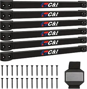 Magnetic Storage Organizer Tool Holder, Magnetic Tool Holder Strip, 6-Pack