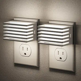 JandCase LED Night Light, [2 Pack] Night Lights Plug into Wall Dusk to Dawn