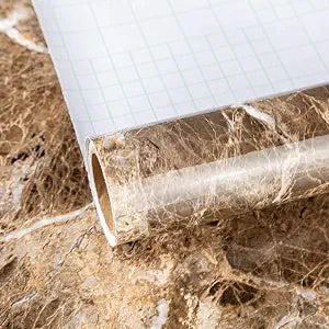 Brown Granite Wallpaper Peel Stick Matte Thick Marble Contact Paper for Countertop 16 x 354 inch Waterproof Oil Proof Self Adhesive Furniture Stickers Kitchen Counter Shelf Liner Wall Vinyl Decorative
