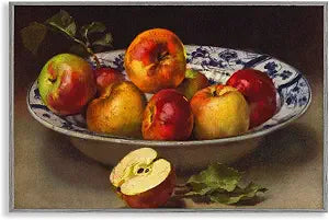 Mixed Apples Still Life Kitchen, 12 x 18 Inch Framed Gicle Print