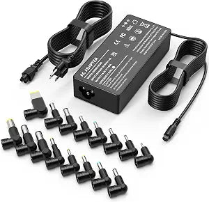XOUBZ 90W Universal Laptop Charger with 16 Tips AC Adpater for Hp Dell Acer