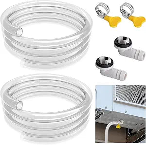 2 Pack Air Conditioner Drain Hose, 6 Ft Portable Leakproof AC Drain Hose