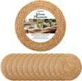 13" Round Woven Placemats Set of 12, Plate Chargers for Dining Table