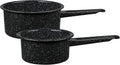 Granite Ware Saucepan Set, 1 Qt & 2 Qt - Speckled Black, Set of 2