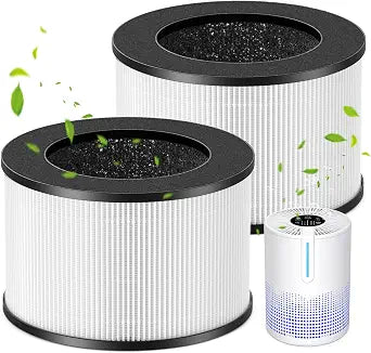 M01 Replacement Filter Compatible with MOOKA M01 Air Purifier, 2 Pack
