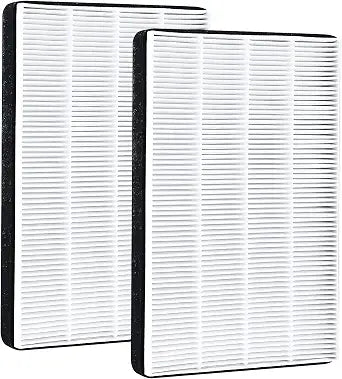 Nispira F2 A2 True HEPA Filter Replacement for Filtrete Room Air Purifier FAP-C02WA-G2, FAP-C03BA-G2, FAP-T03BA-G2, FAP-SCO2W, FAP-SC02N, 2 Packs
