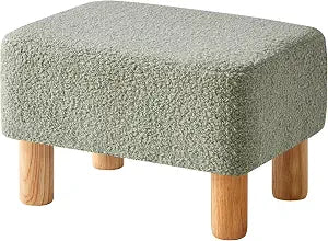 YMYNY Small Foot Stool for Under Desk, 15.7411.419.84, Green UHBD030GR