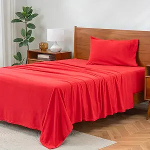 Berkshire Blanket Luxury Soft Microfleece Twin Sheet Set, Warm and Durable, All Season Sheet (Twin, Lollipop)