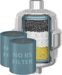 weAQUA Shower Filter Extra Cartridge for Hard Water Chlorine Heavy Metals