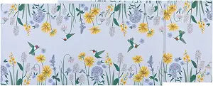 Now Designs Hummingbird Collection Table Runner, 100% Cotton, W13 x L72in, Intricate Linework and Bright Garden Hues