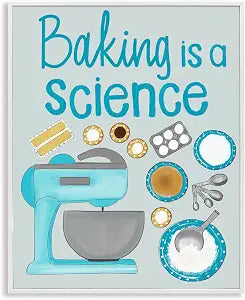 Baking Science Kitchen Still Life, 16 x 20 Inch Framed Gicle Print