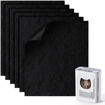 uahpet 6-Pack Washable Pre-Filters, Compatible with uahpet Air Purifier Slim & Mate, Replacement Filters to Trap Pet Hair, Fur, Dander, Dust