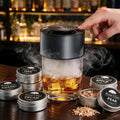 Electric Whiskey Smoker Kit, Rechargeable Bourbon Smoker Kit with 6 Flavors of Natural Wood Chips, Drink Smoker Infuser Kit Cocktail Idea Christmas Birthday Gifts for Men Husband Dad Him