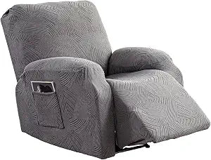Recliner Chair Cover, Stretch Reclining Chair Covers Medium Gray