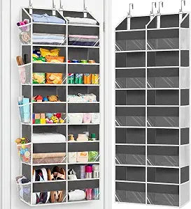 Ofiray-home 5-Tier Over Door Organizer, 10-Compartment Wide Storage Rack