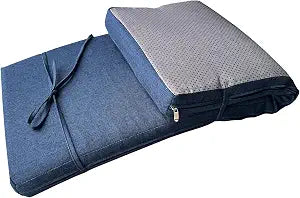 40 x 12 Inch Piano Bench Cushions with Strap for Indoor Furniture,Navy Blue