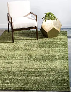 Unique Loom Del Mar Collection Area Rug - Lucille (2' 2" x 3' 1" Rectangle, Green/ Hunter Green)