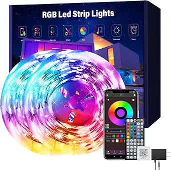Ledagic Led Lights for Bedroom 200 ft (2 Rolls of 100ft) Led Lights