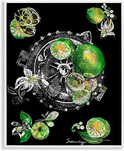 Sliced Limes Juicer Kitchen, 16 x 20 Inch Framed Gicle Print