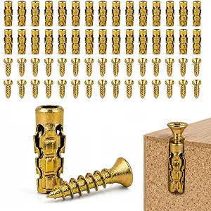 614mm Short Expansion Screw Set for Cabinet Hinge Repair, Expansion Anchor
