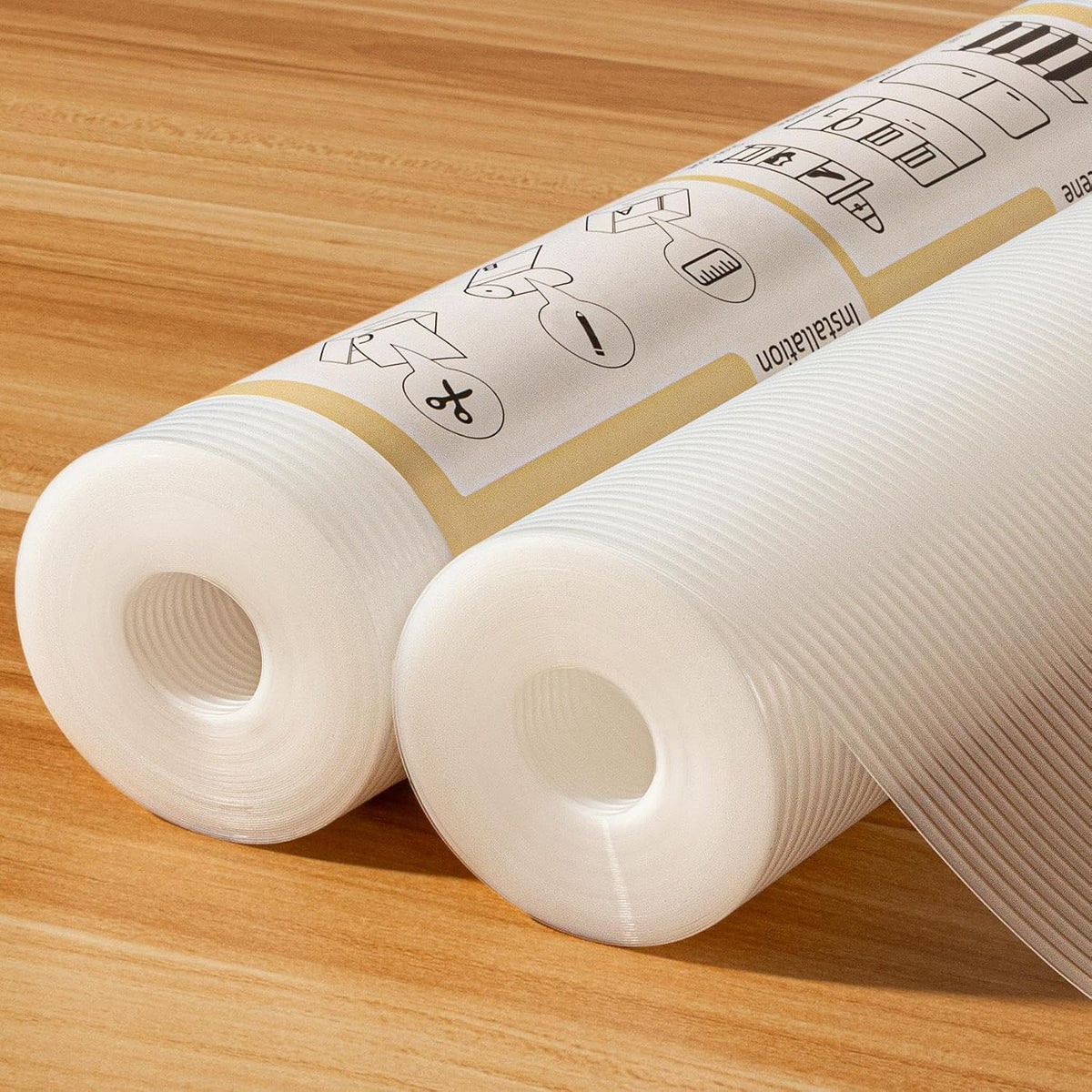 FEXIA Shelf Liner 2 Rolls 12IN x 20FT for Kitchen Cabinet Drawer, Fridge