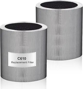 2 Pack C610 Replacement Filter Z, Compatible with Winix C610, 1712-0121-00