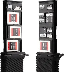PGYTECH Memory Card Case for SD/Micro SD/CFA/CFB/XQD/SIM, 18 Slots Holder