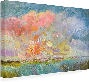 Wrapped Canvas Wall Art - Dorothy Fagan 'Enchantress By the Sea' Wall Art for Living Room, Bedroom, or Office Dcor - 22x32