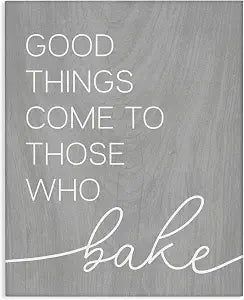 Stupell Industries Kitchen Phrase Baking, 24 x 30 Inch Canvas Wall Art