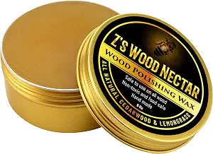 Z's Wood Nectar All Natural Beeswax Furniture Polish & Conditioner (6oz) -CedarWood LemonGrass