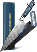 Huusk Japanese Stainless Chef Knife,Ultra Sharp Kitchen Knife with Sheath