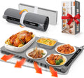 Warming Mat for Food, Electric Warming Tray with Heat-Resistant Pad-L Grey