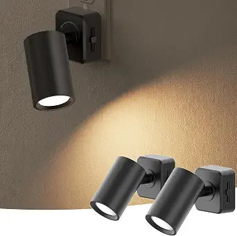 Briignite Night Lights Plug into Wall, Rotating Night Light Plug in 2Pack