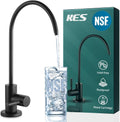 KES NSF Certified Reverse Osmosis Faucet, RO Lead-Free Water Filter Faucet Drinking Water Faucets Kitchen Faucet Non-Air-Gap 304 Stainless Steel Matte Black, Z504CLFF18-BK