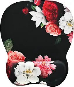 EooCoo Ergonomic Mouse Pad with Wrist Rest, Memory Foam Support Mousepad