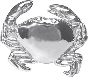 Mariposa Crab Napkin Weight | Silver | Brillante | Gifts | Napkin Weights | Recycled SANDCAST Aluminum | Handmade in Mexico