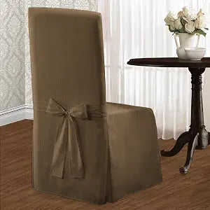 Metro Dining Room Chair Cover, 19 by 18 by 42-Inch, Taupe