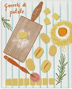 Stupell Industries 'Gnocchi & Patate Meal'| Canvas Art