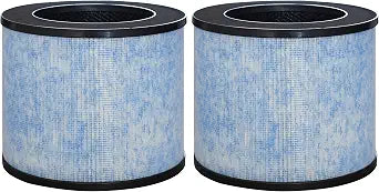 F100 Filter Replacement, Compatible with Instant AP100 Small Air Purifier, H13 Grade True HEPA Filter with Antimicrobial Coating and Activated Carbon Filter, 2 Pack