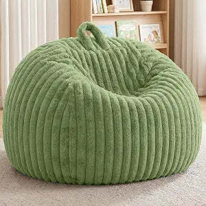 Bean Bag Cover No Filler Stuffed Animal Storage Bean Bag Chair Cover